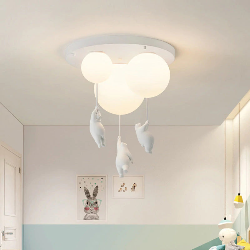 Aria – Plafoniera con orsetto e palloncino – dettaglio 9
