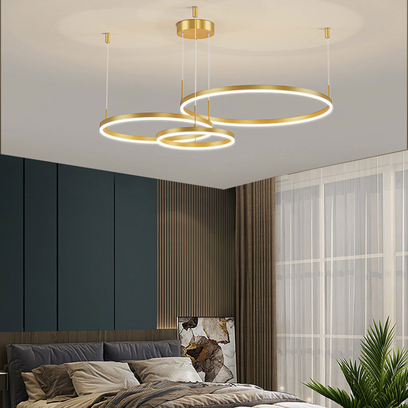 Arisha – Lampada a sospensione LED ad anelli – dettaglio 16
