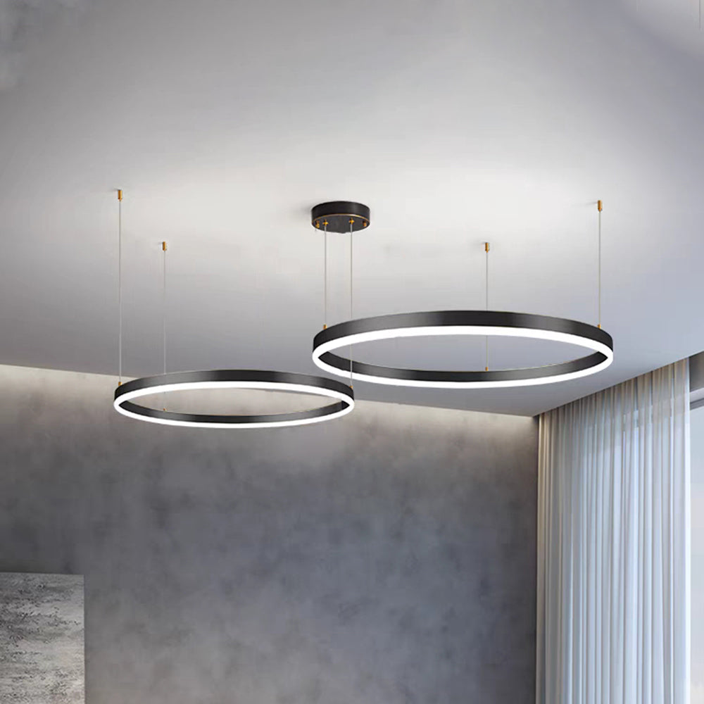 Arisha – Lampada a sospensione LED ad anelli – dettaglio 18