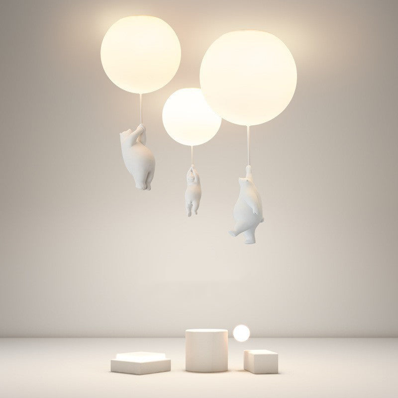 Aria – Plafoniera con orsetto e palloncino – dettaglio 3
