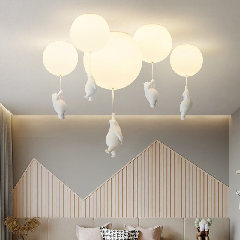 Aria – Plafoniera con orsetto e palloncino – dettaglio 7