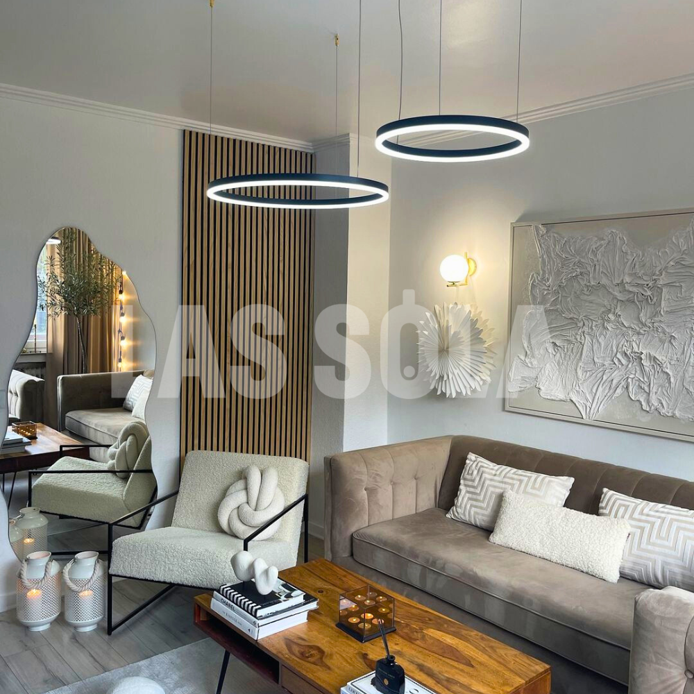 Arisha – Lampada a sospensione LED ad anelli – dettaglio 38