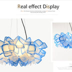Aria Moderna LED Lampada a Sospensione Decorazione Floreale