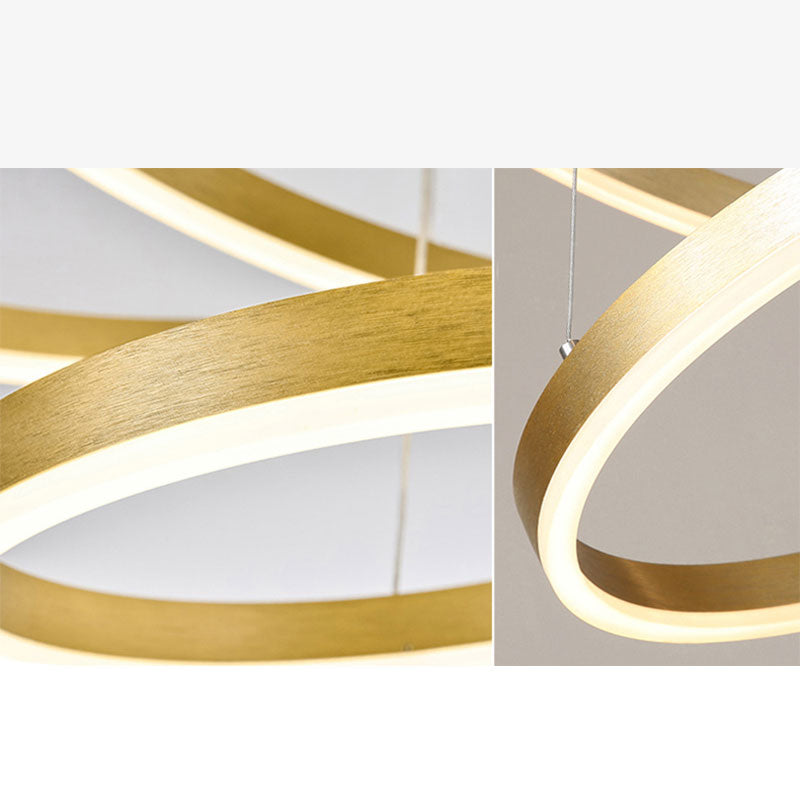 Arisha – Lampada a sospensione LED ad anelli – dettaglio 32