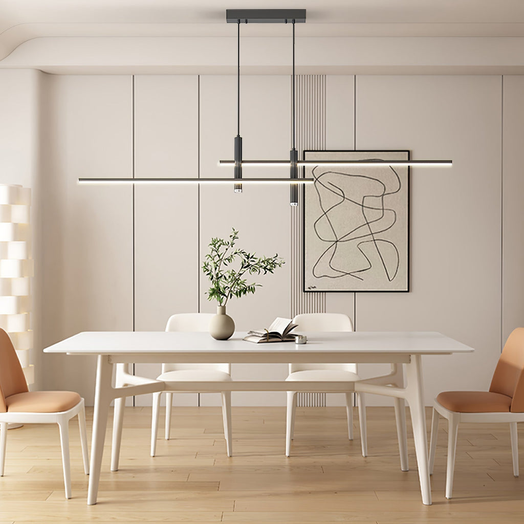 Arisha Lampada a Sospensione Lineare Moderna per Sala da Pranzo