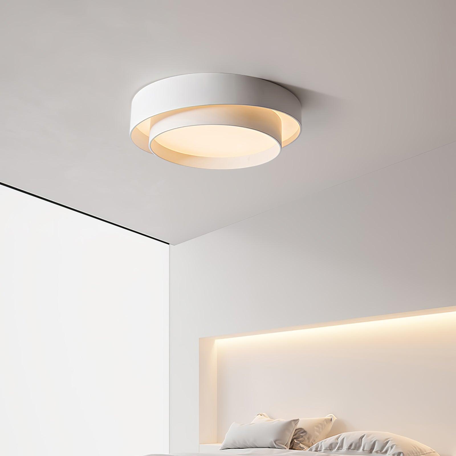 Arisha – Plafoniera LED a doppio anello – dettaglio 3
