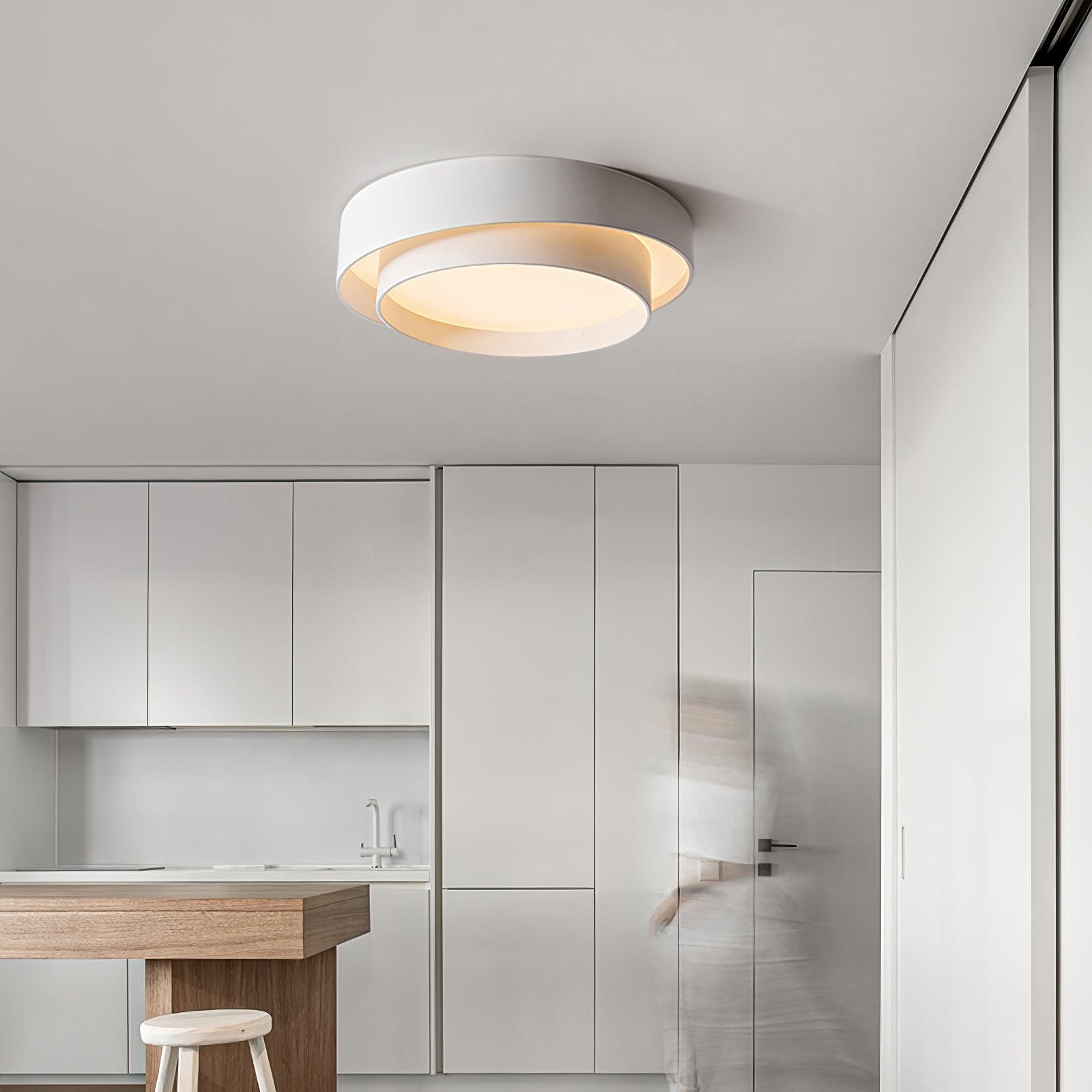 Arisha – Plafoniera LED a doppio anello – dettaglio 4
