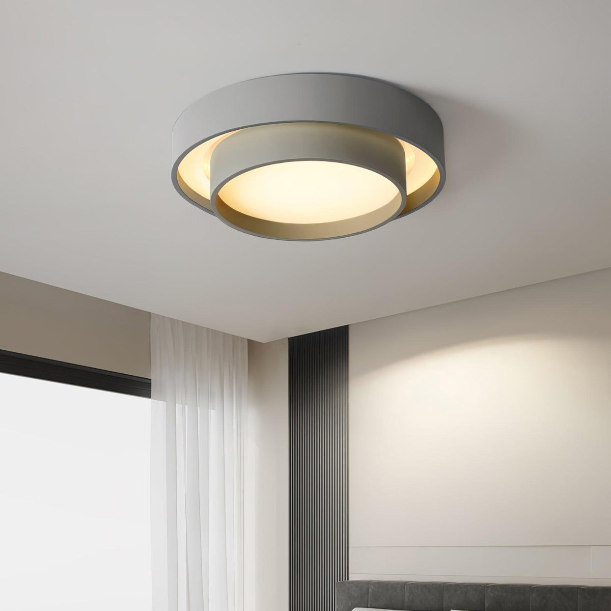 Arisha – Plafoniera LED a doppio anello – dettaglio 18
