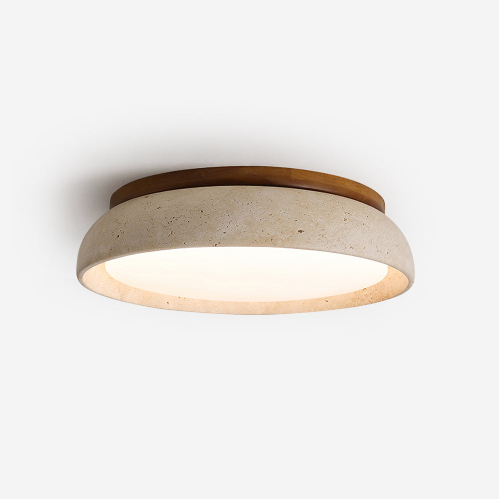 Ritta – Plafoniera LED in travertino