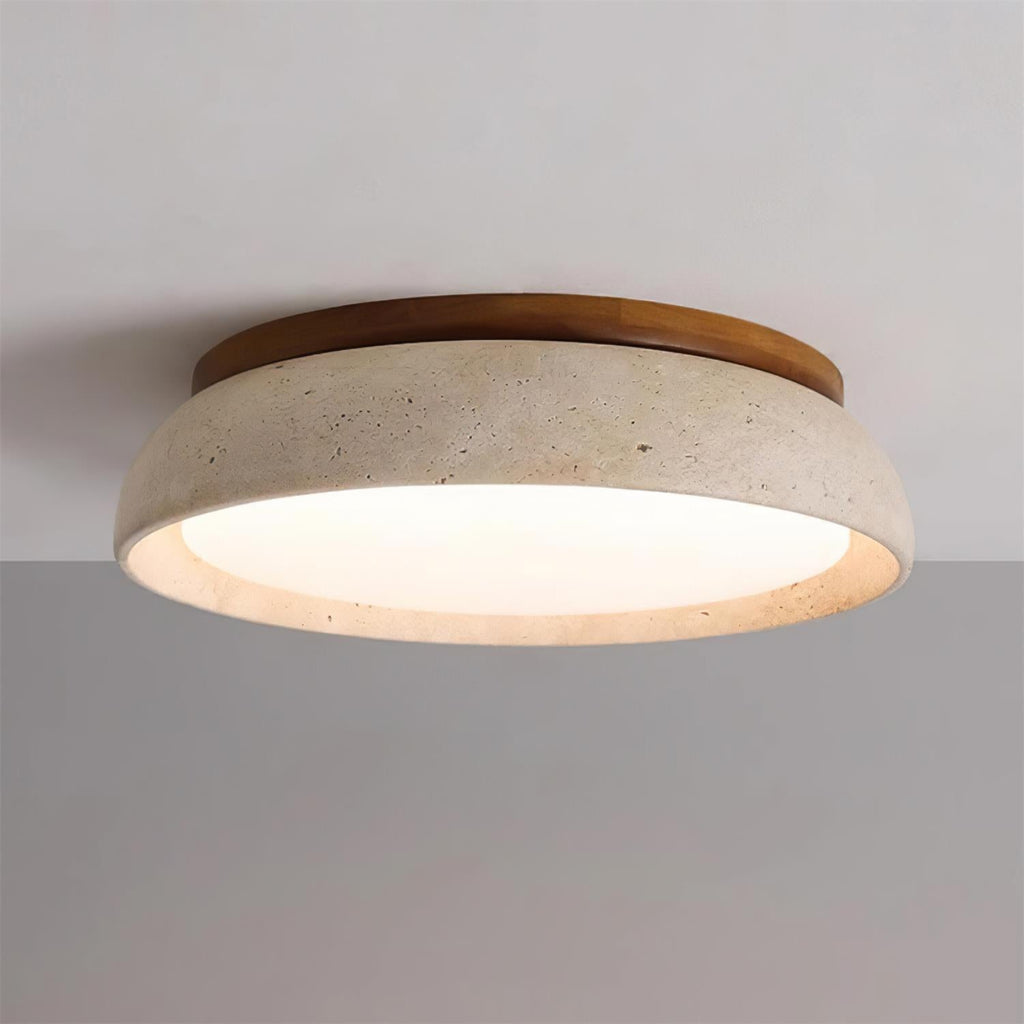 Ritta – Plafoniera LED in travertino – dettaglio 12