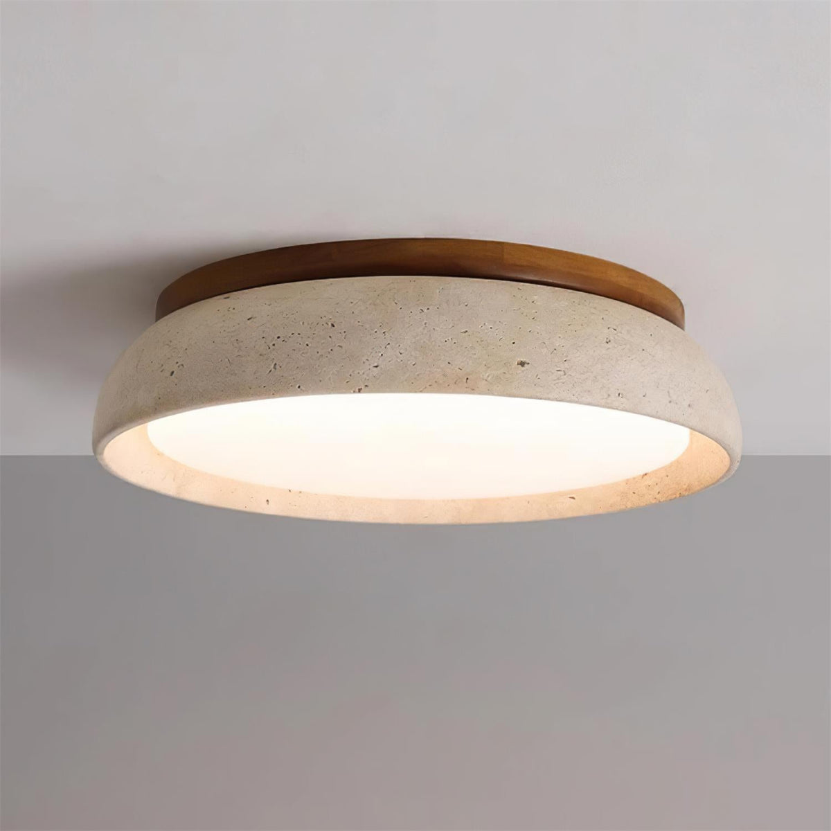 Ritta – Plafoniera LED in travertino – dettaglio 12