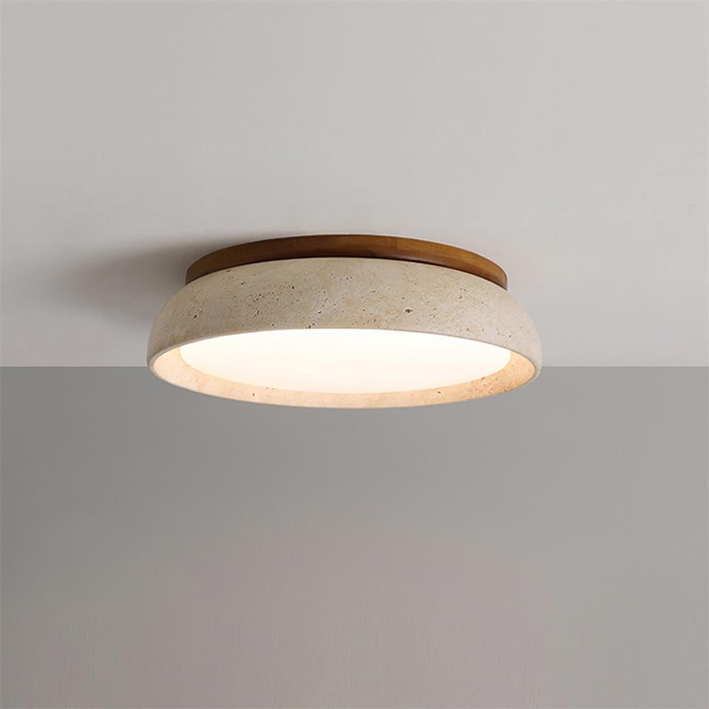 Ritta – Plafoniera LED in travertino – dettaglio 15