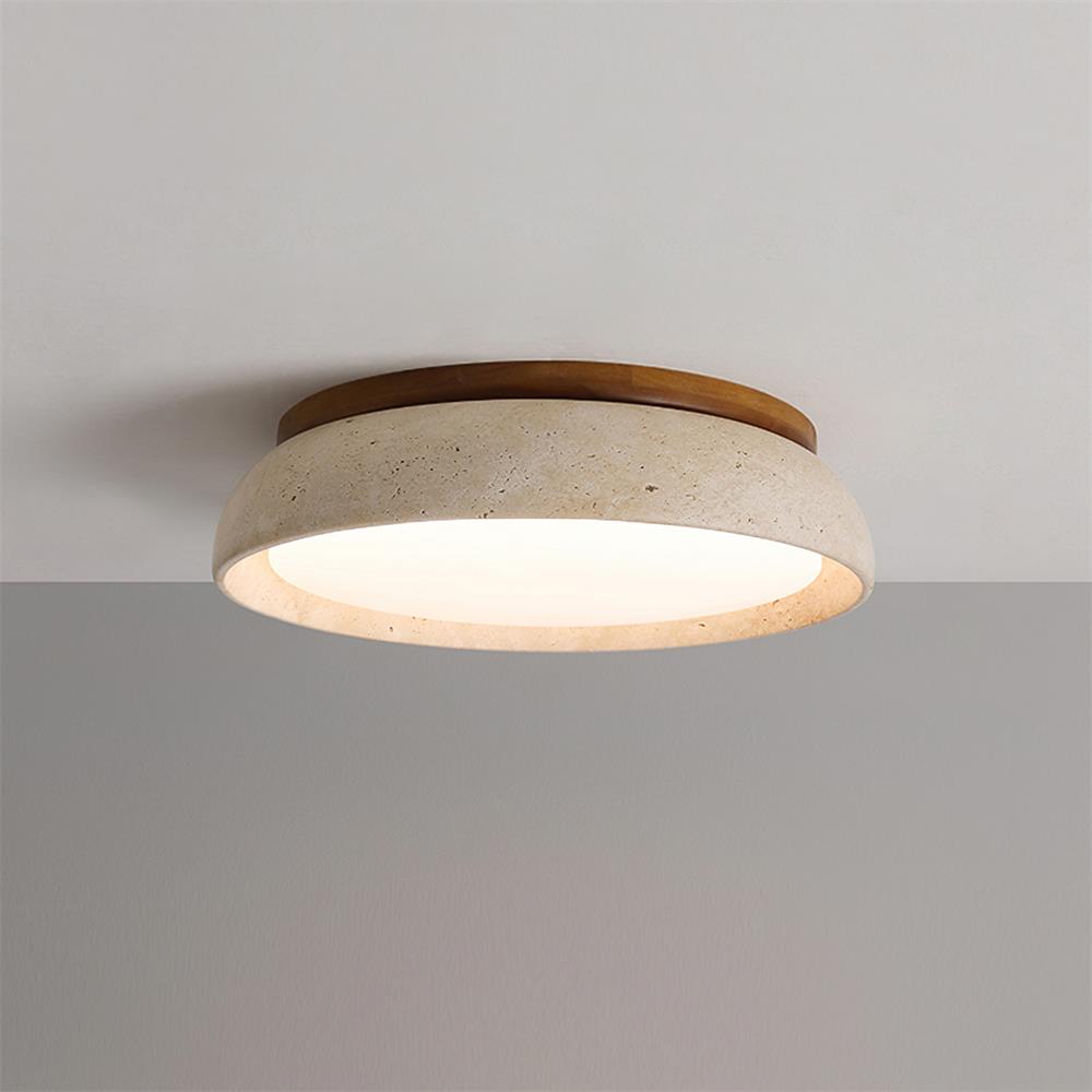 Ritta – Plafoniera LED in travertino – dettaglio 10