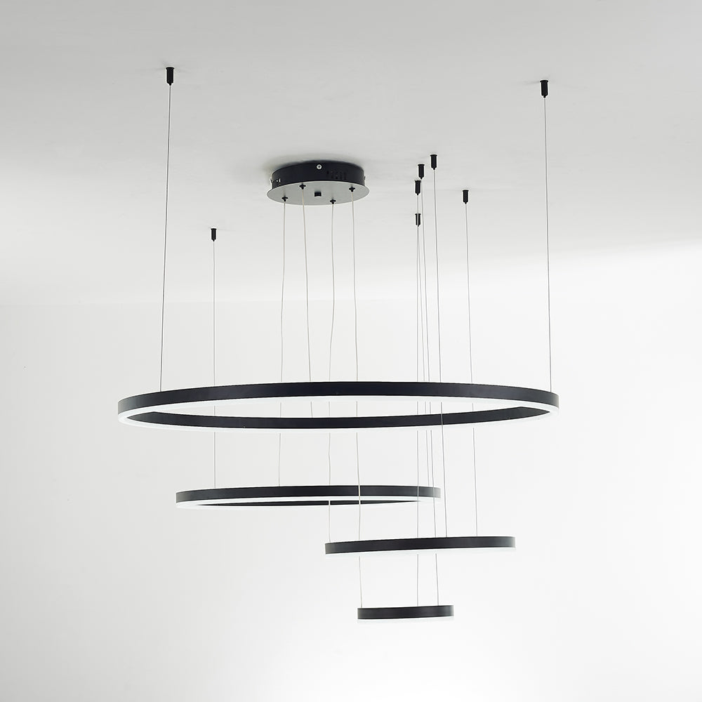 Arisha – Lampada a sospensione LED ad anelli – dettaglio 28