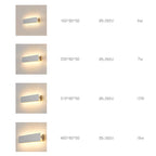 Ray Moderne LED Applique da Interno Metallo Bianco Ruotabile