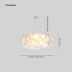 Aria Moderna LED Lampada a Sospensione Decorazione Floreale